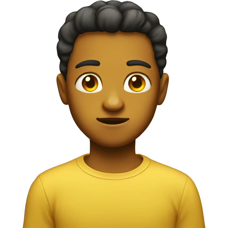 Yellow emoji blank stare emoji