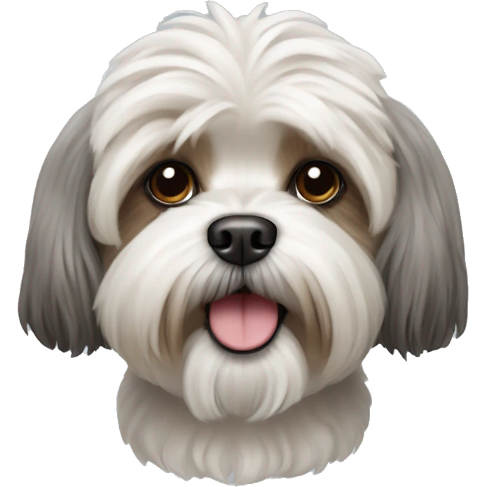 shih tzu poodle dog emoji