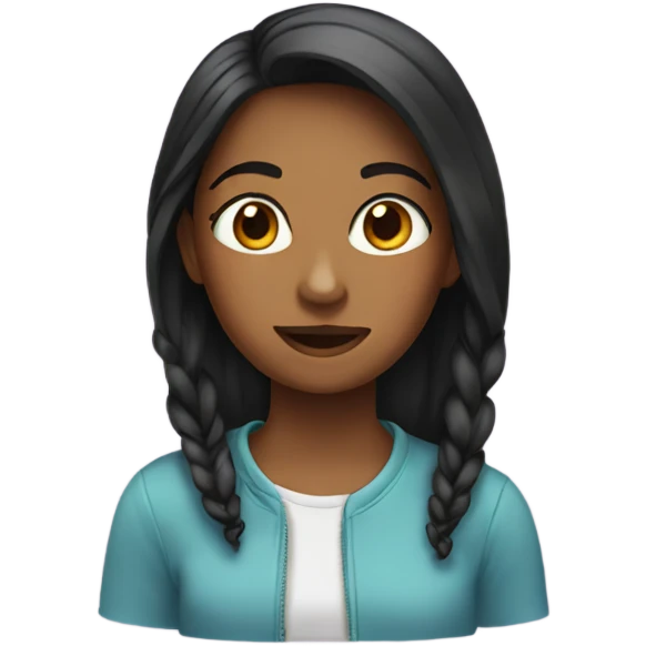 A girl twitter  emoji
