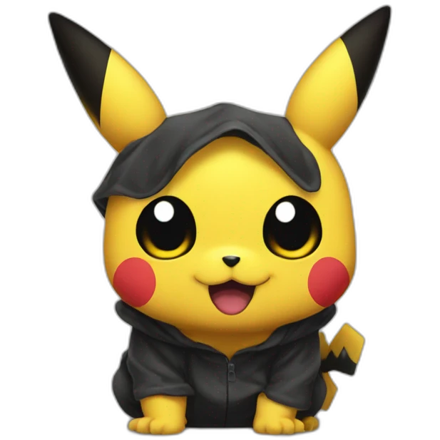 dark pickachu emoji