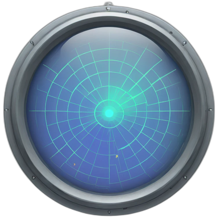 radar display scan emoji