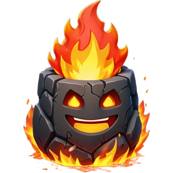 Molosse de lave clash royale emoji