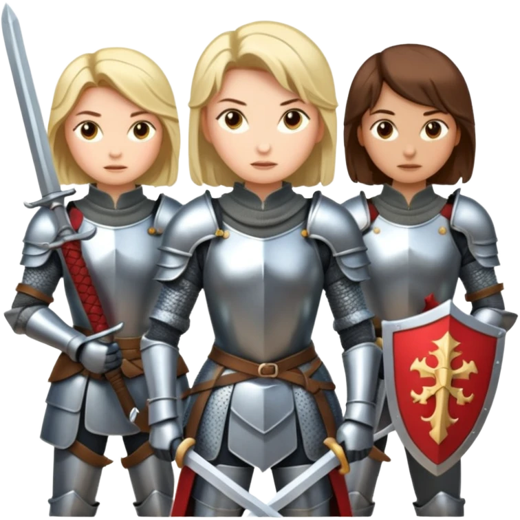 women knights emoji