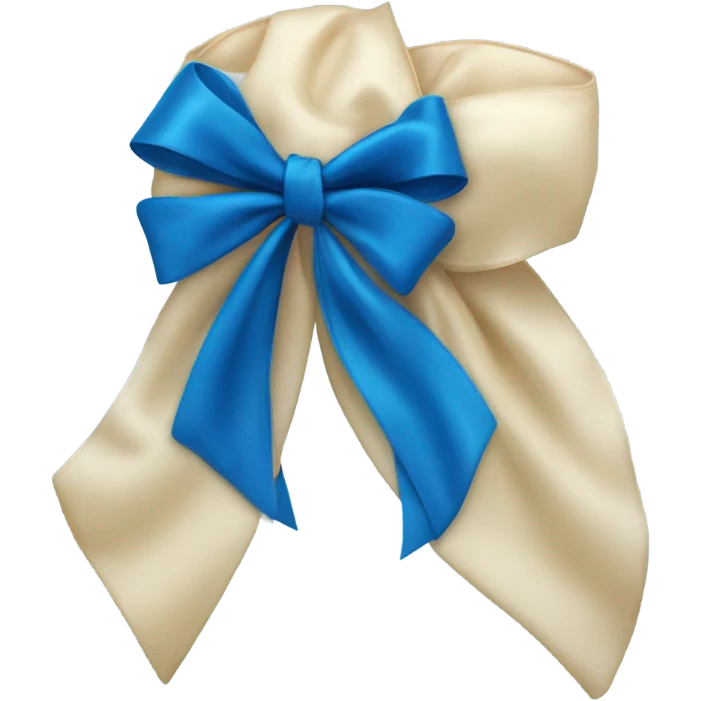 Blue bow  emoji