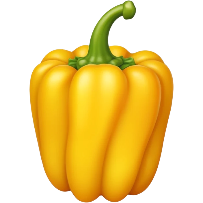 Cartoon Yellow pepper  emoji