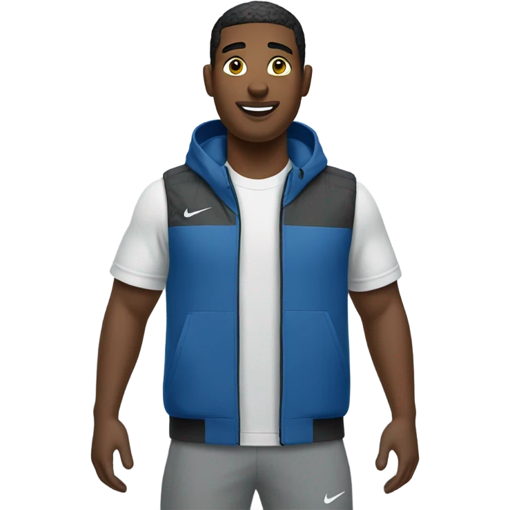 Person wearing Nike emoji