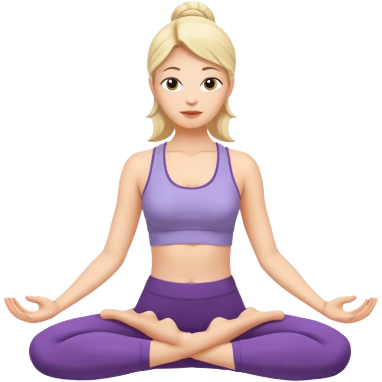 Yoga Practitioner woman  emoji