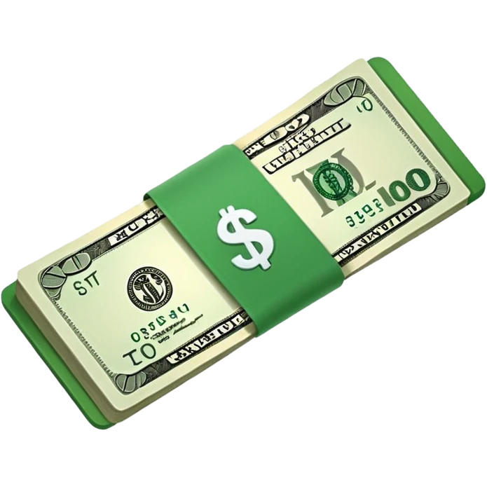 single cash bill emoji