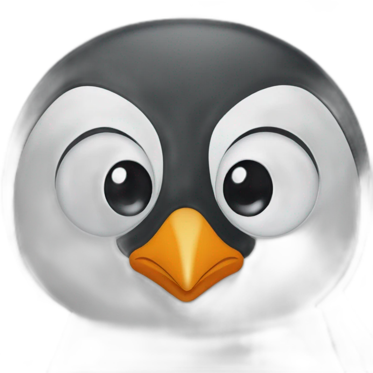 Gigachad Penguin emoji