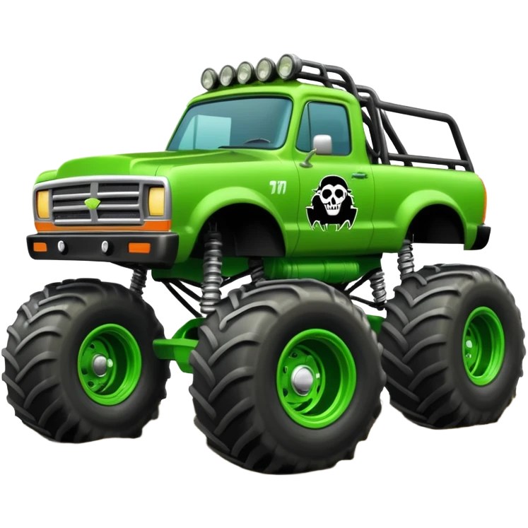 Grave Digger best view  emoji