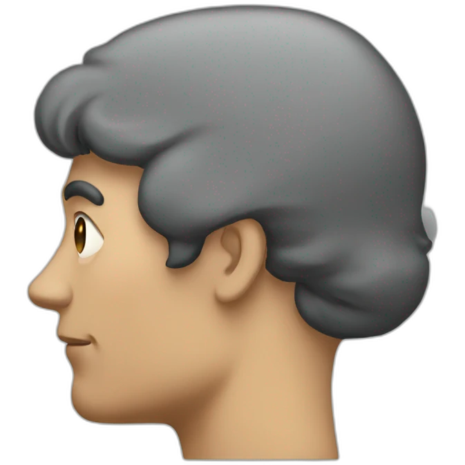 man thinking emoji