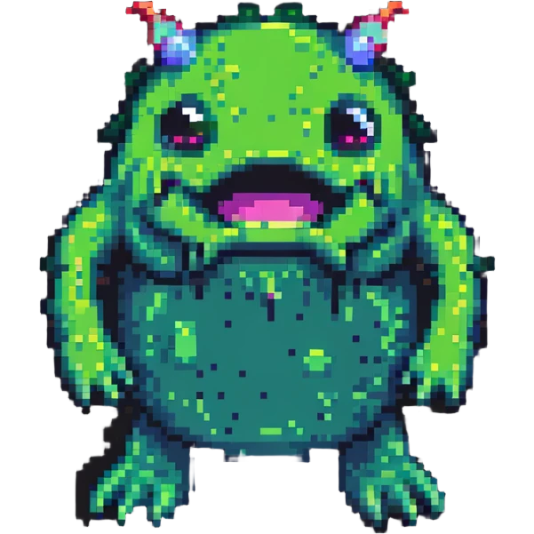 Slime monster emoji