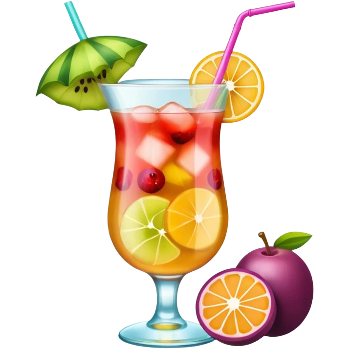 beach coctail drink emoji