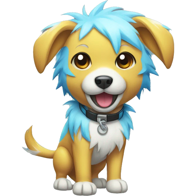 Colorful Electric Dog Pokémon emoji