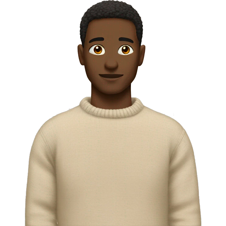 Aesthetic  beige sweater  emoji