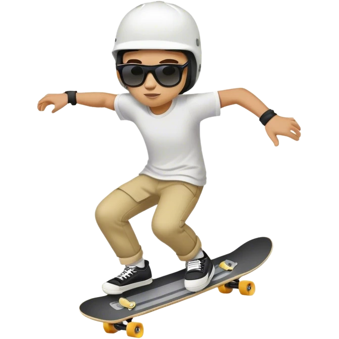 Skibidi rizzler skateboarding  emoji