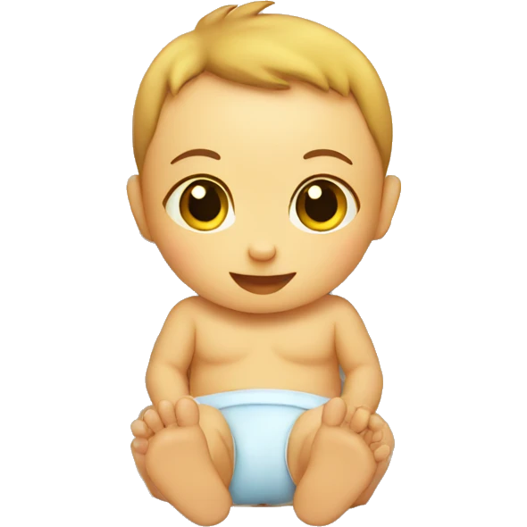 baby Sitting on the toilet in the bathroom emoji