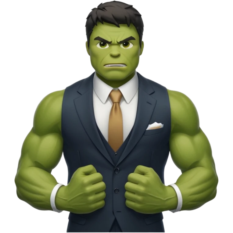 Hulk on shuit emoji