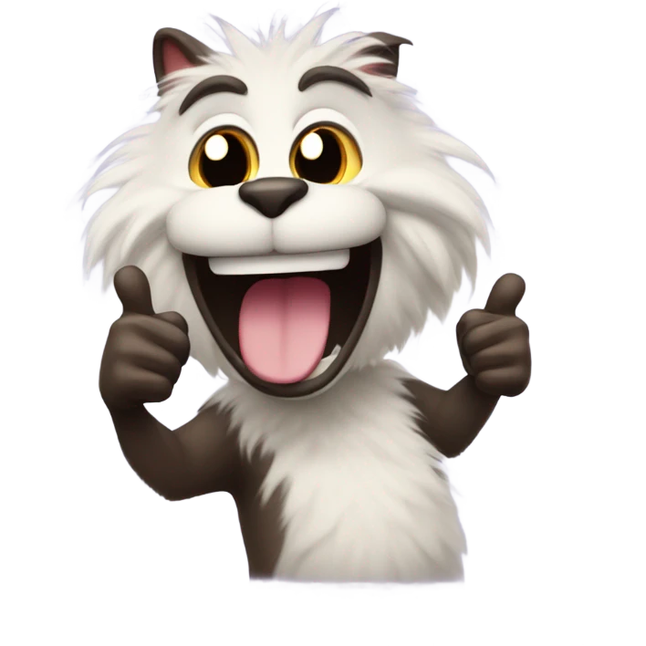 Furry with thumbs up emoji