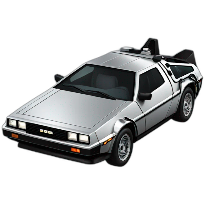 delorean emoji