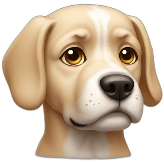 dog sad emoji