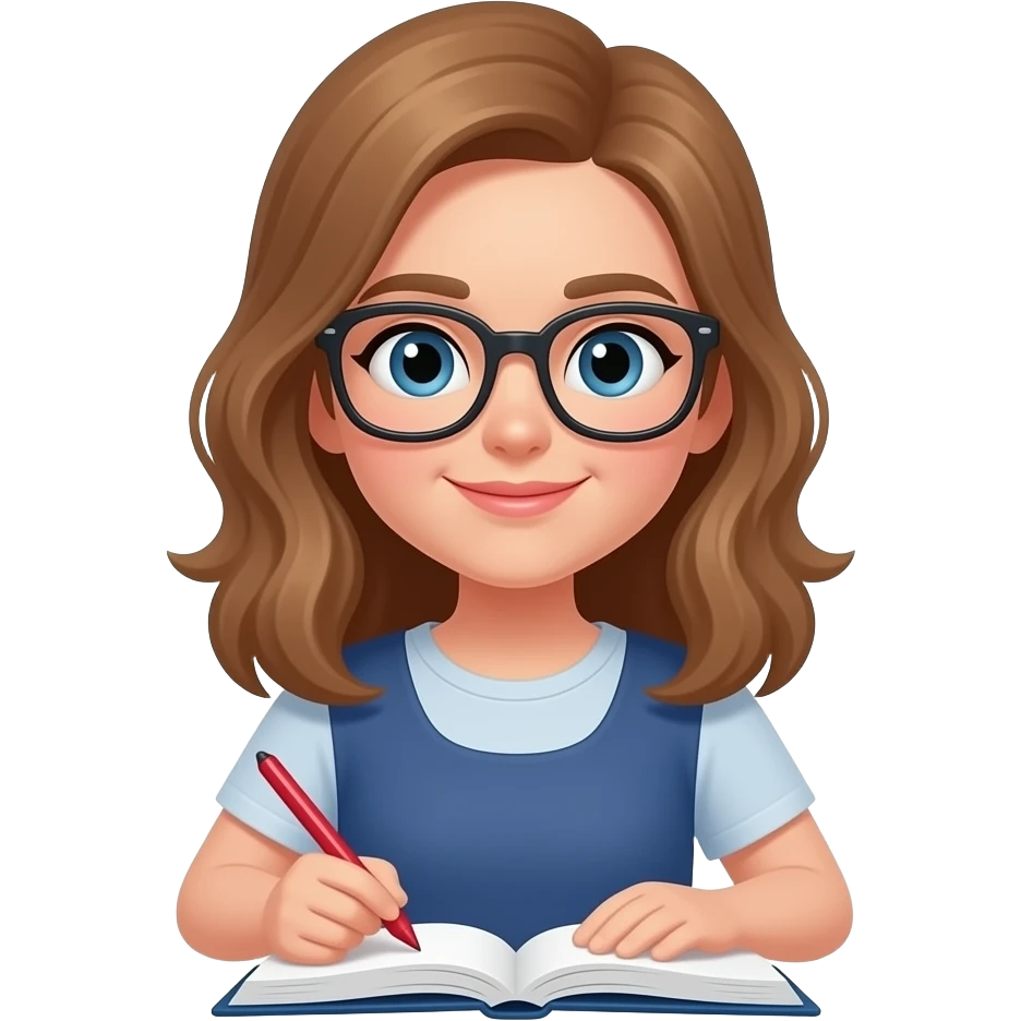 Gere um emoji de estudo emoji