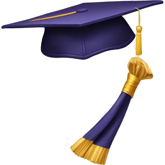 aesthetic graduation cap emoji