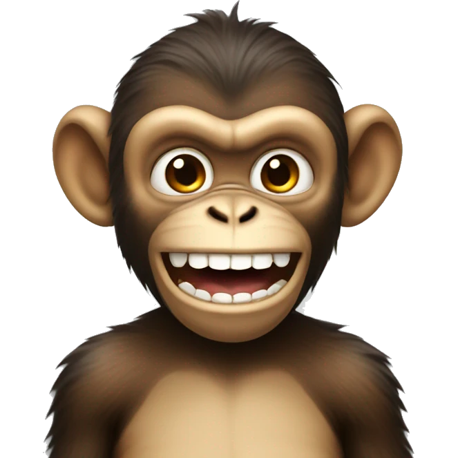 Monkey with buck teeth emoji