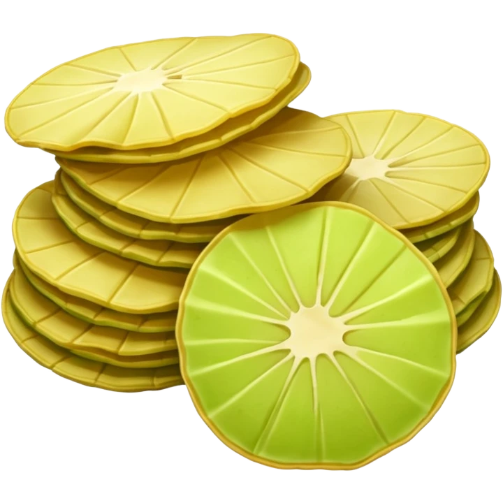 green potato chips emoji