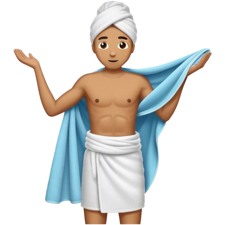 towel dry off emoji