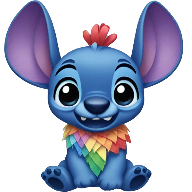 Stitch Disney Pride emoji