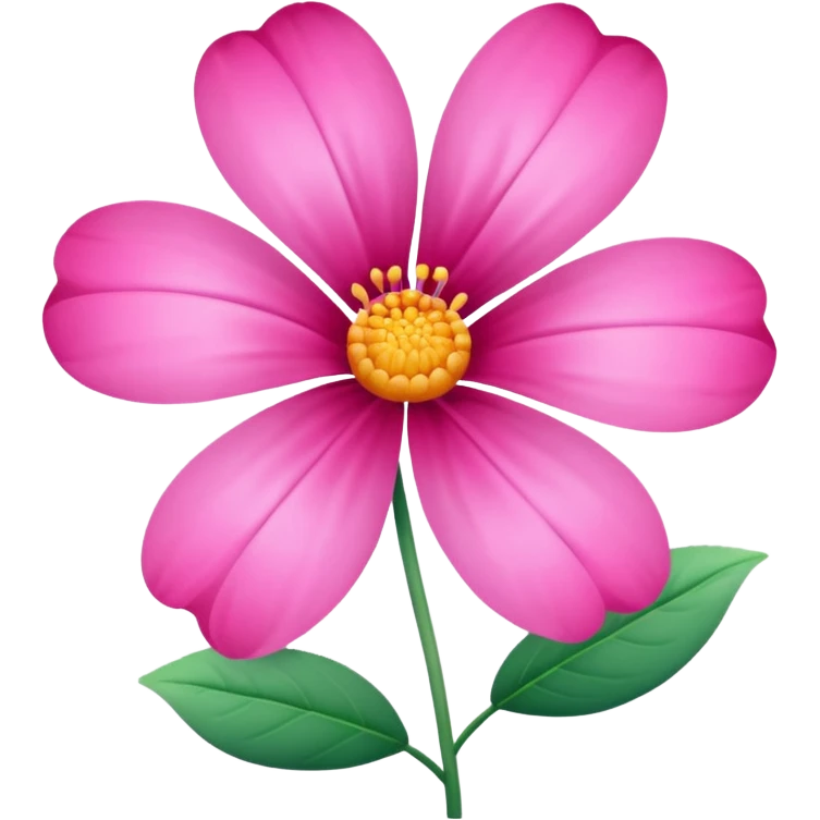 Pink flower emoji