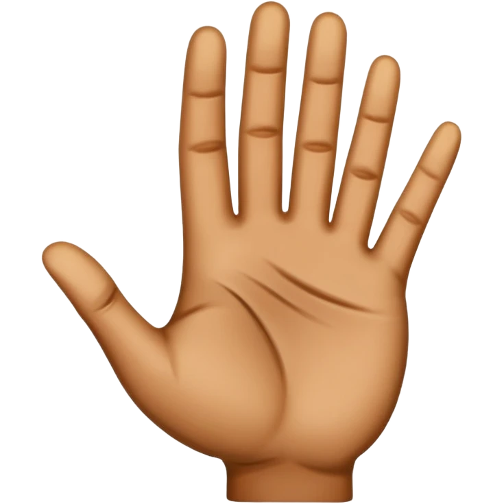 palm hand emoji