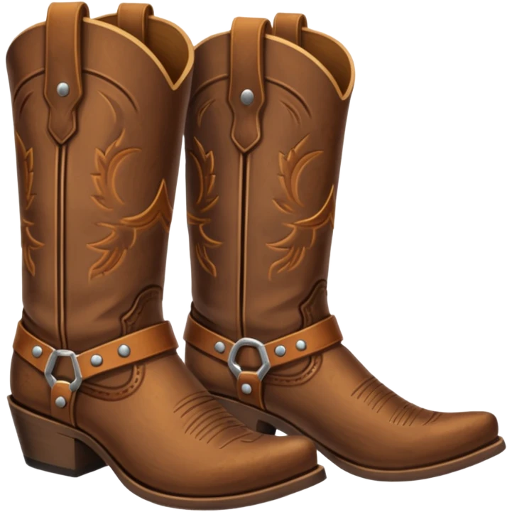 Cowboy boots emoji