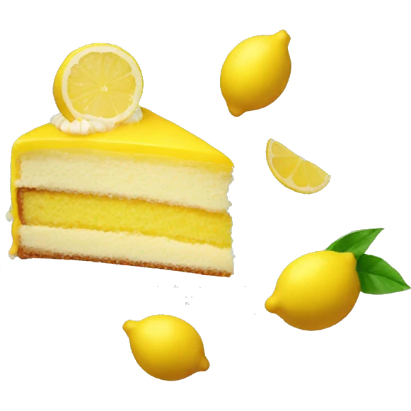 Lemon cake emoji