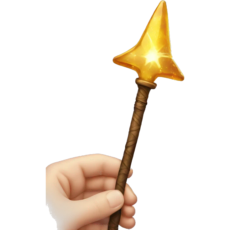 wand and magic emoji