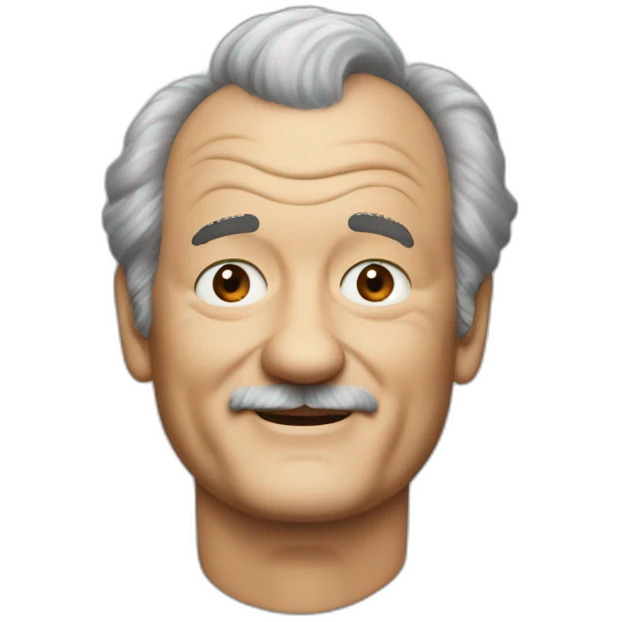 Bill murray black hair emoji