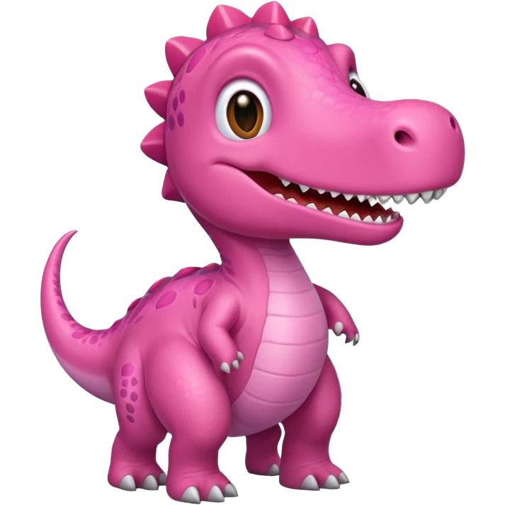 I miss you dinosaur that’s pink emoji