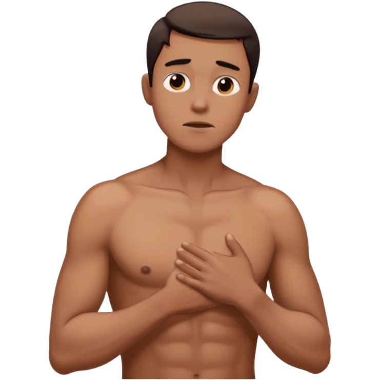 no me gusta el frio emoji hombre de torzo iOS agarrandose habrasanzose  emoji