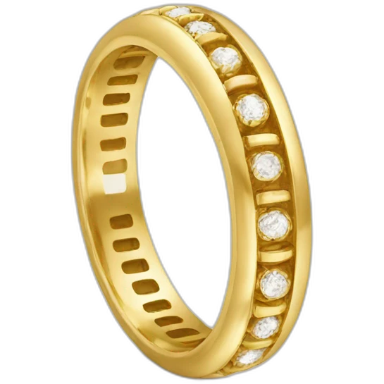 Bague en or emoji