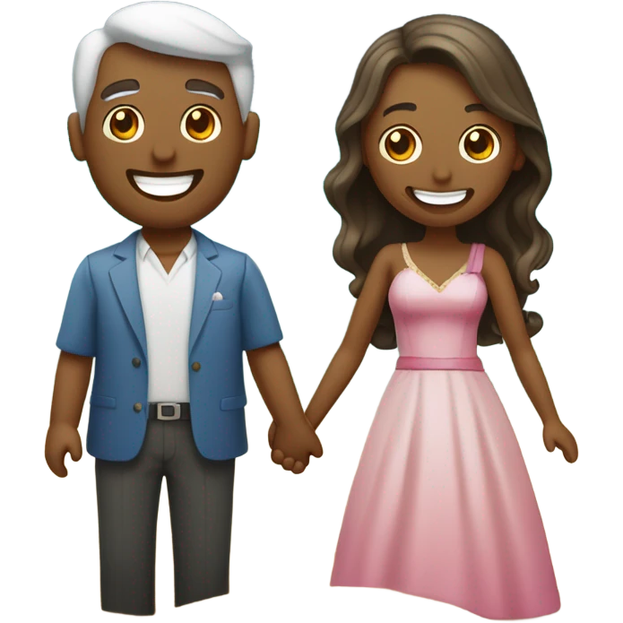 novios y playa emoji