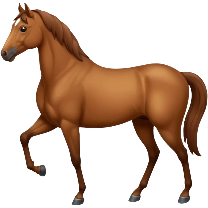 brown horse emoji