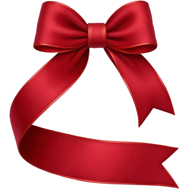 Velvet ribbon emoji
