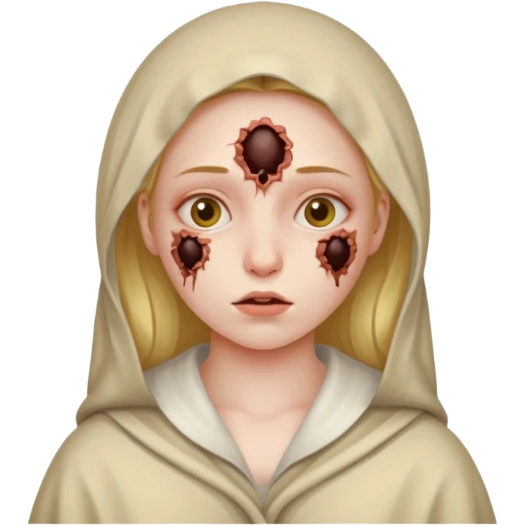 Girl with bubonic plague  emoji