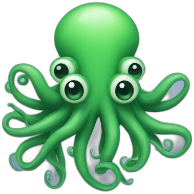 tentacule verte emoji