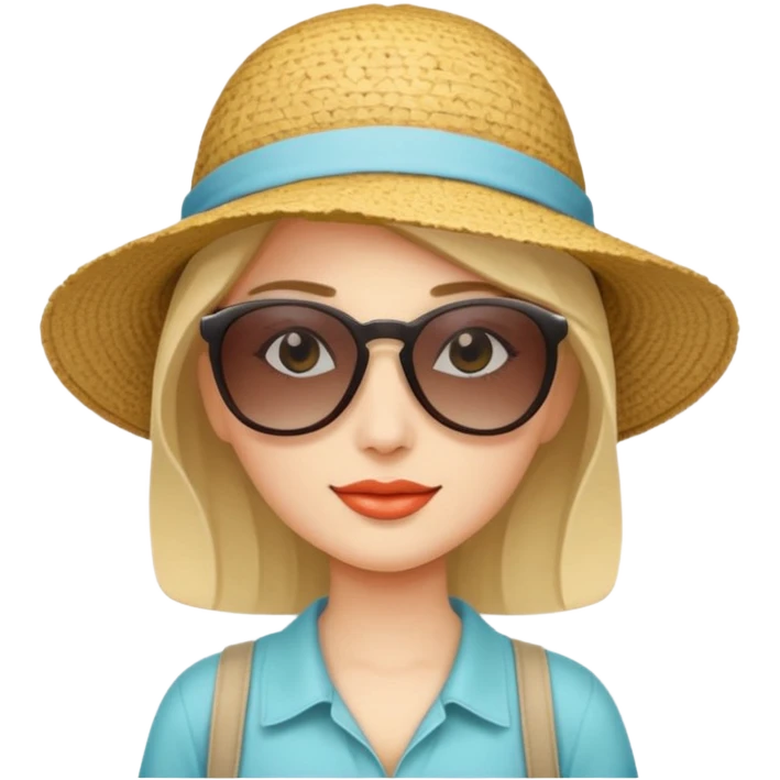 tourist woman emoji
