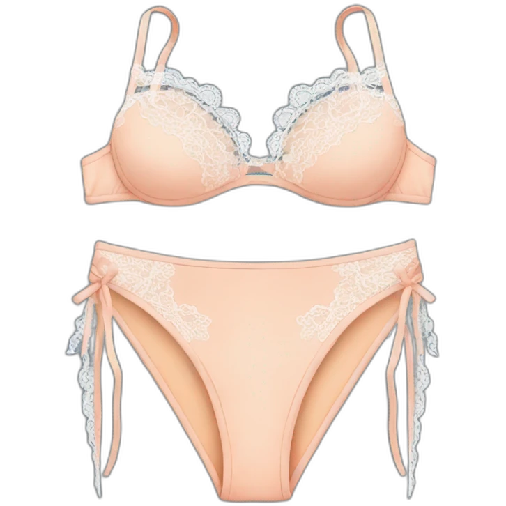 bikini with lace emoji