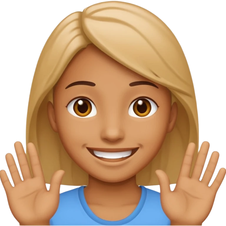 Smile with saying Yooo emoji