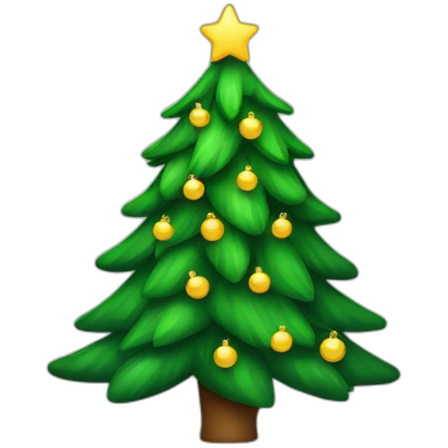 Christmas tree emoji