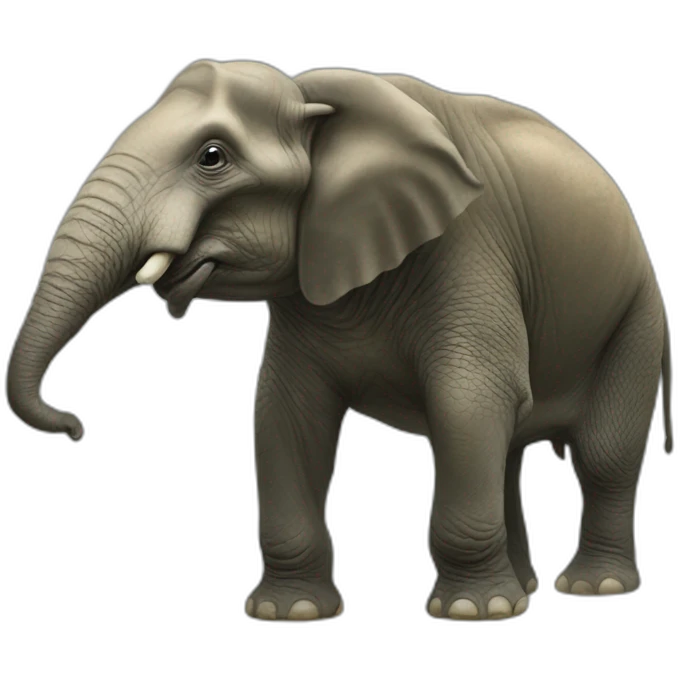 tortue sur elephhant emoji